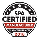 Spa Certified Manufacturer 2018