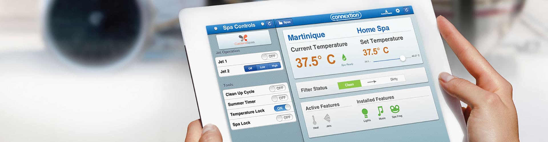 Caldera Spas Connextion App - Remote Spa Monitoring System
